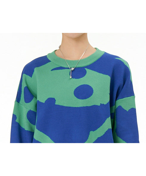 Abstract Pattern Sweater